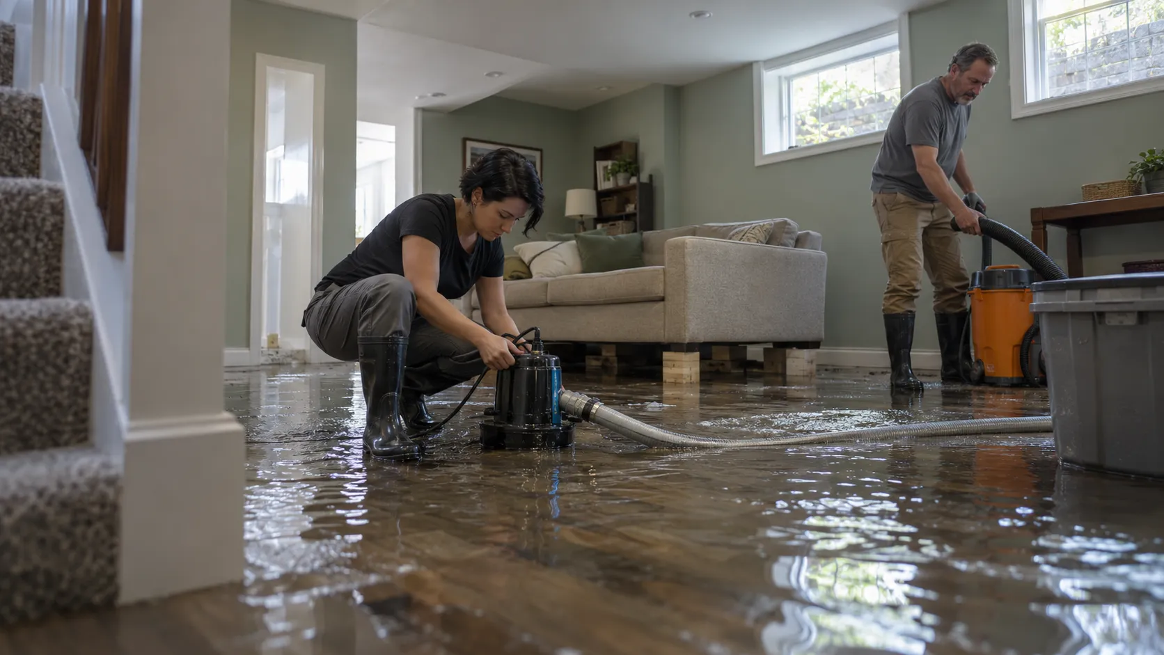 Flooded Basement Cleanup in Pensacola, FL